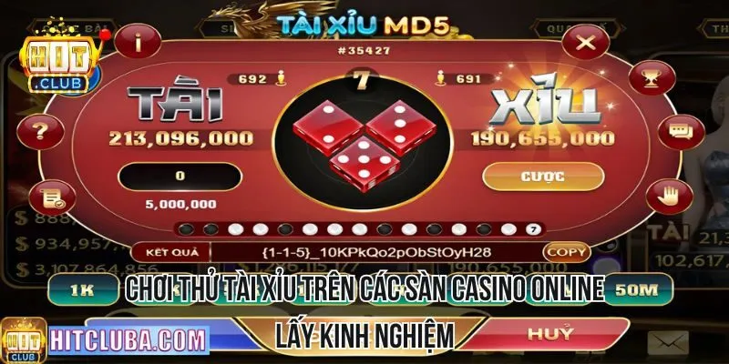 Nên chơi thử tài xỉu trên các sàn casino online lấy kinh nghiệm Nên chơi thử tài xỉu trên các sàn casino online lấy kinh nghiệm